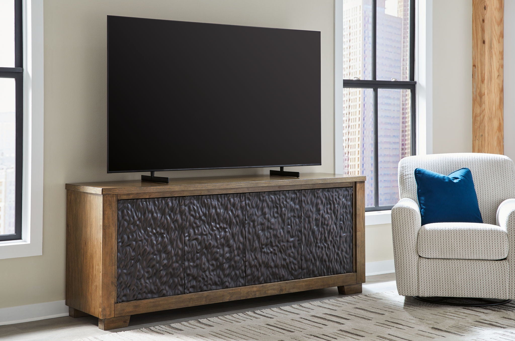 Rosswain - Warm Brown - Extra Large TV Stand - Urban Living Furniture (Los Angeles, CA)