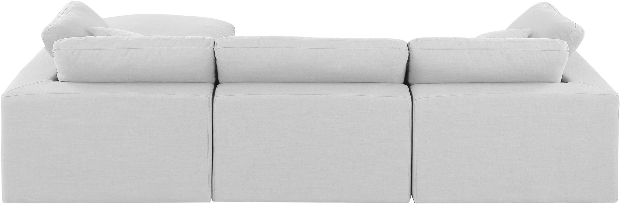 Comfy - 4 Piece Linen Fabric Modular Sectional With Chaise - Urban Living Furniture (Los Angeles, CA)