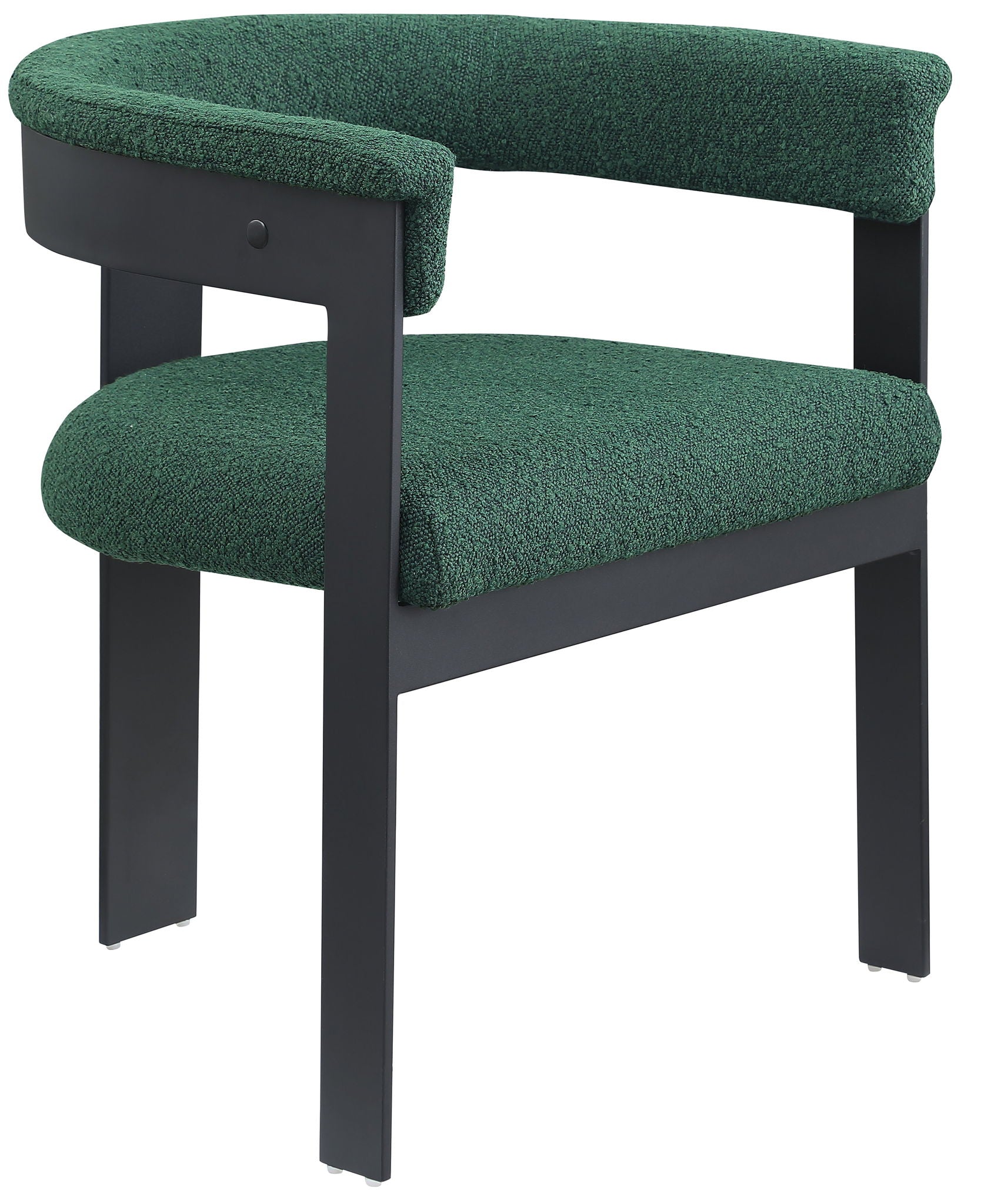 Romeo - Boucle Dining Chair With Black Base (Set of 2) - Urban Living Furniture (Los Angeles, CA)