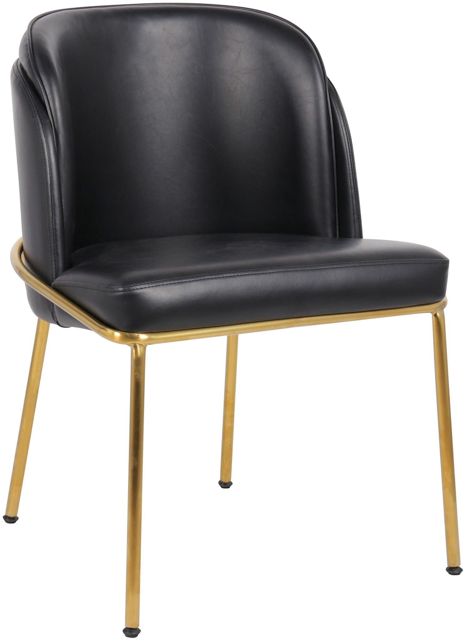 Jagger - Dining Chair (Set of 2) - Black - Faux Leather - Urban Living Furniture (Los Angeles, CA)