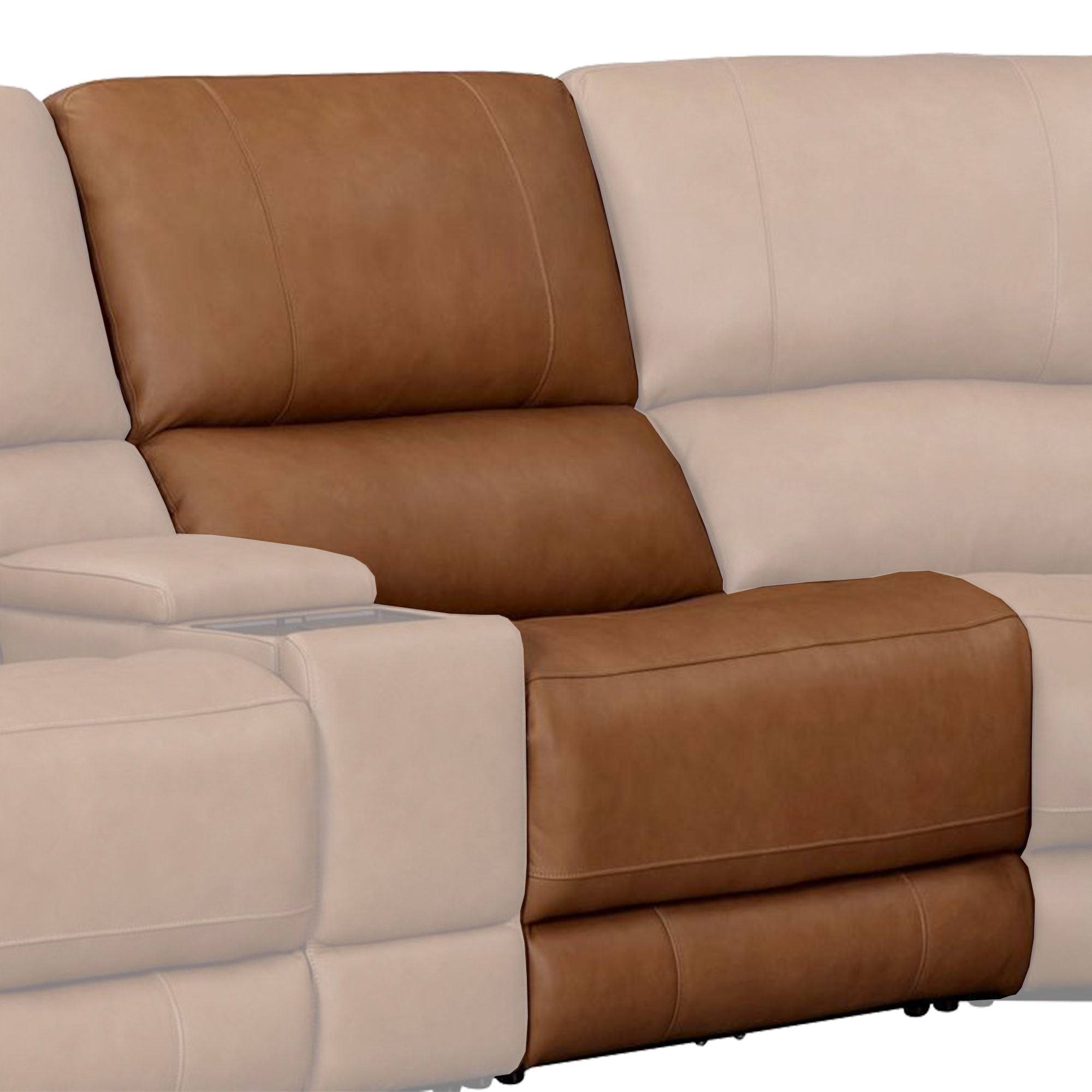 Belmont - Power Armless Zero G Recliner P3 - Lyric Caramel - Urban Living Furniture (Los Angeles, CA)
