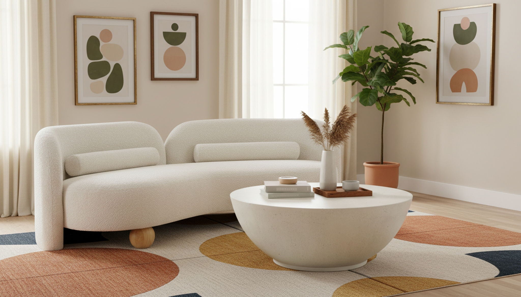 Daphne - Boucle Sofa - Urban Living Furniture (Los Angeles, CA)