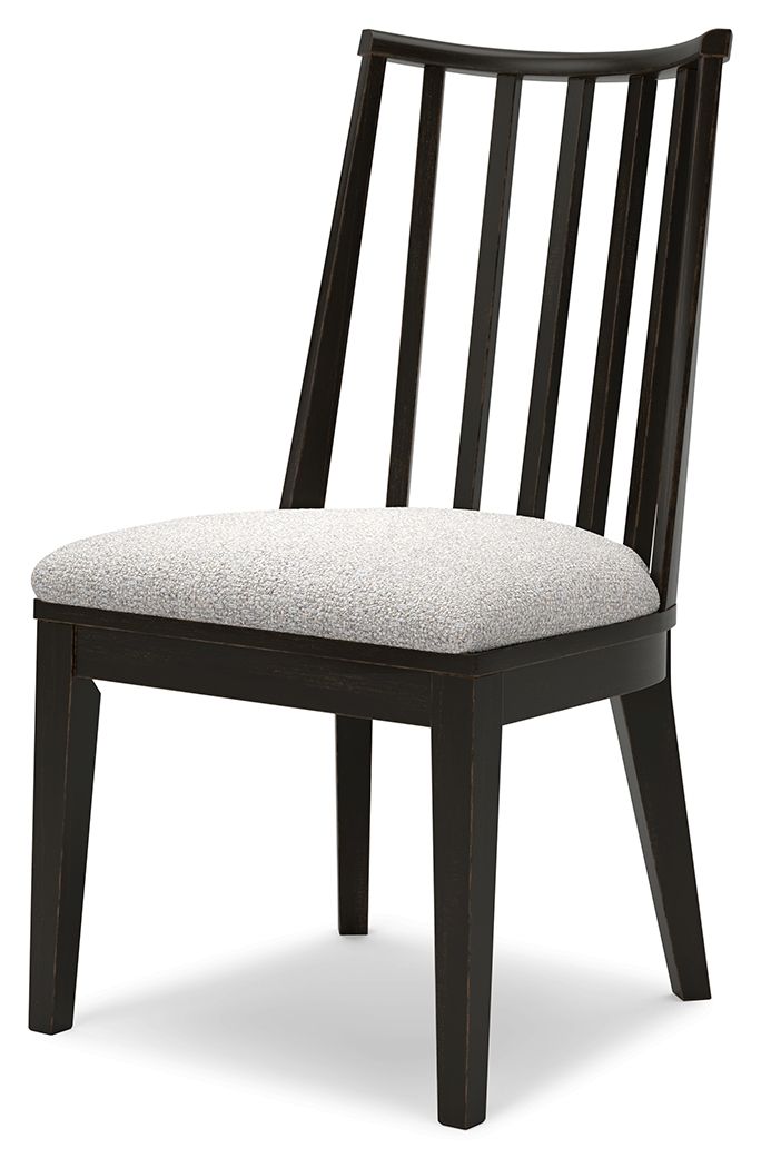 Galliden - Black - Dining Upholstered Side Chair (Set of 2) - Urban Living Furniture (Los Angeles, CA)