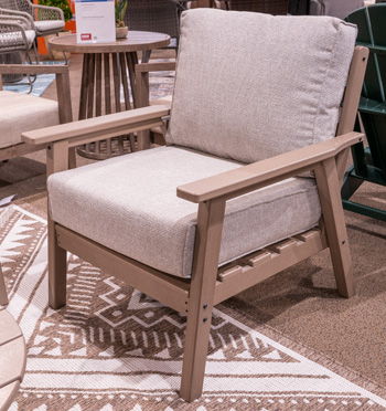 Grover Beach - Driftwood - Lounge Chair With Cushion (Set of 2) - Urban Living Furniture (Los Angeles, CA)
