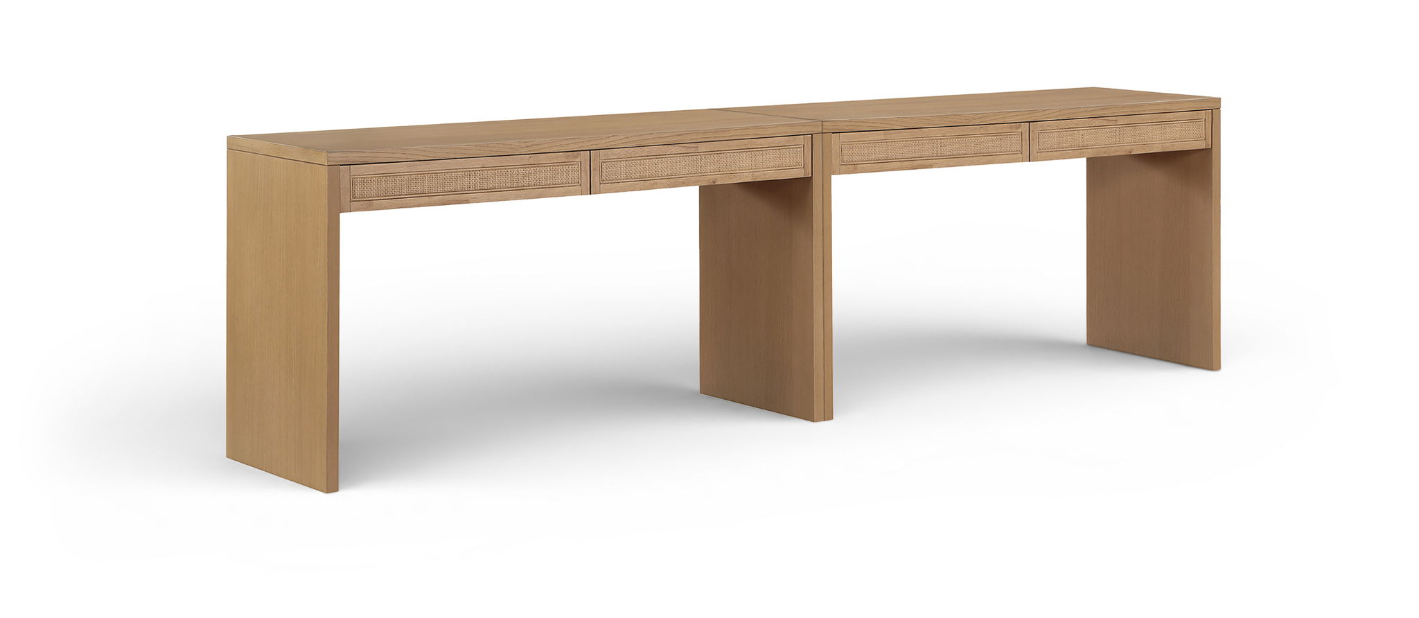 Avro - Solid Wood And Oak Veneer Desk - Urban Living Furniture (Los Angeles, CA)