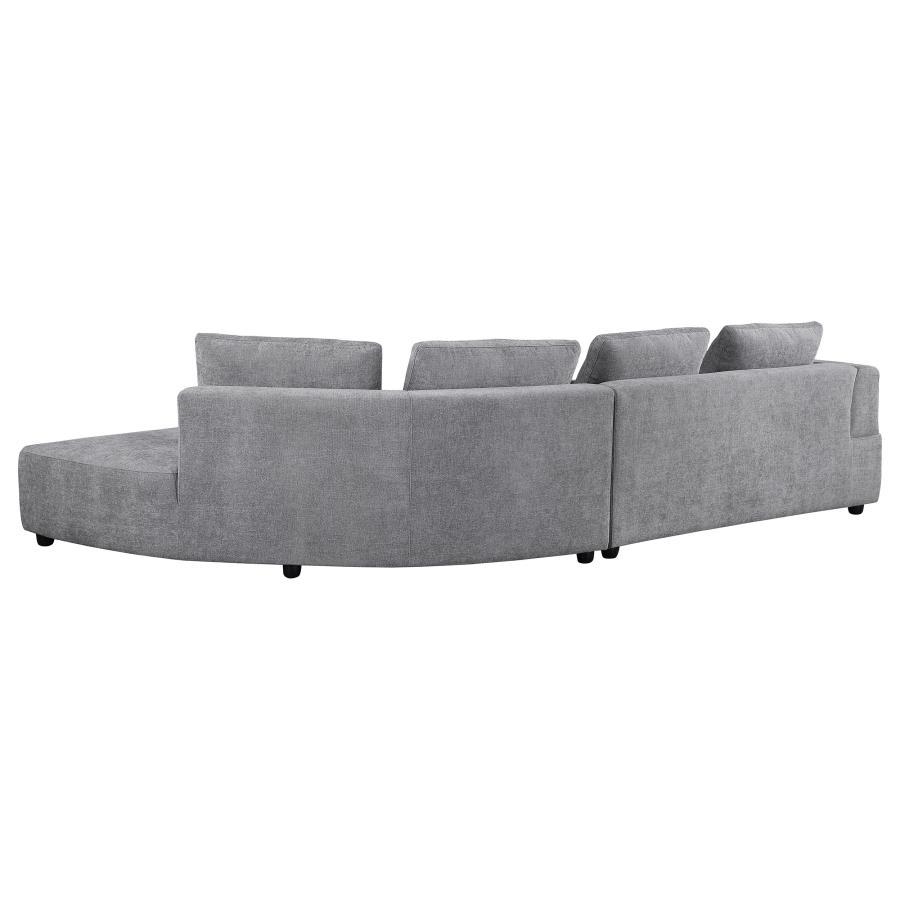Toscano - Loveseat, Box 1 of 2 - Gray - Urban Living Furniture (Los Angeles, CA)