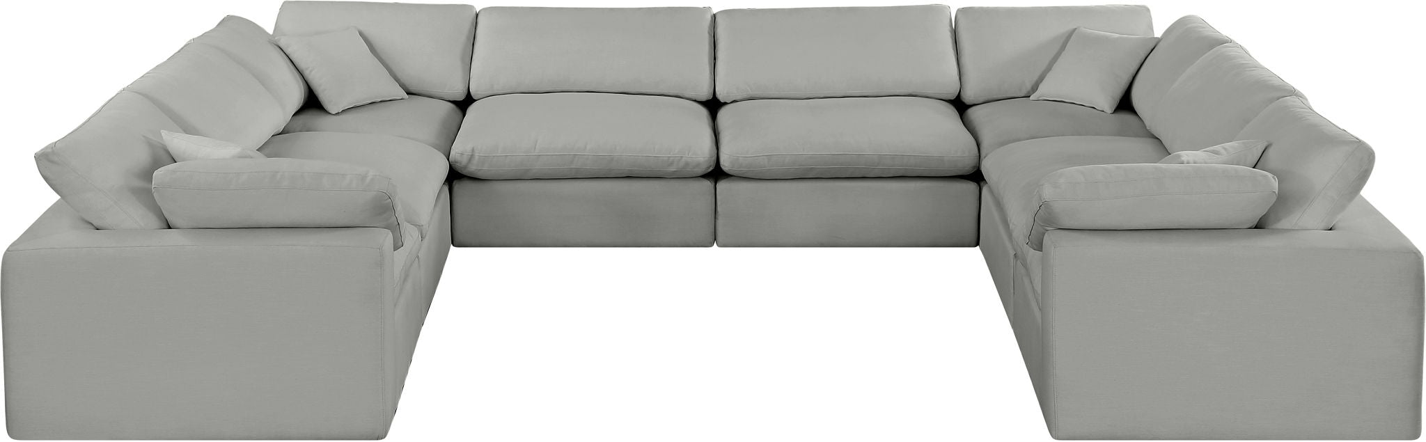 Comfy - 8 Piece Linen Modular Sectional - Urban Living Furniture (Los Angeles, CA)