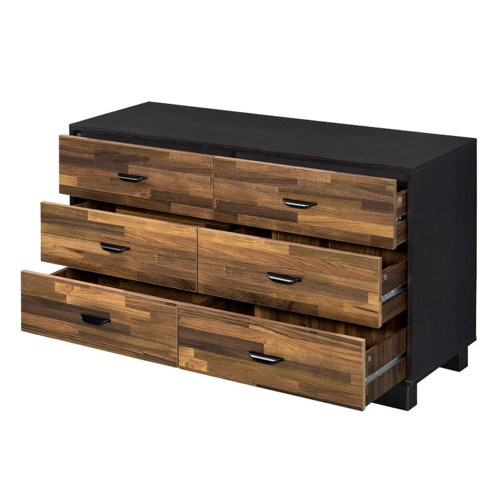 Eos - Dresser - Walnut & Black - Urban Living Furniture (Los Angeles, CA)