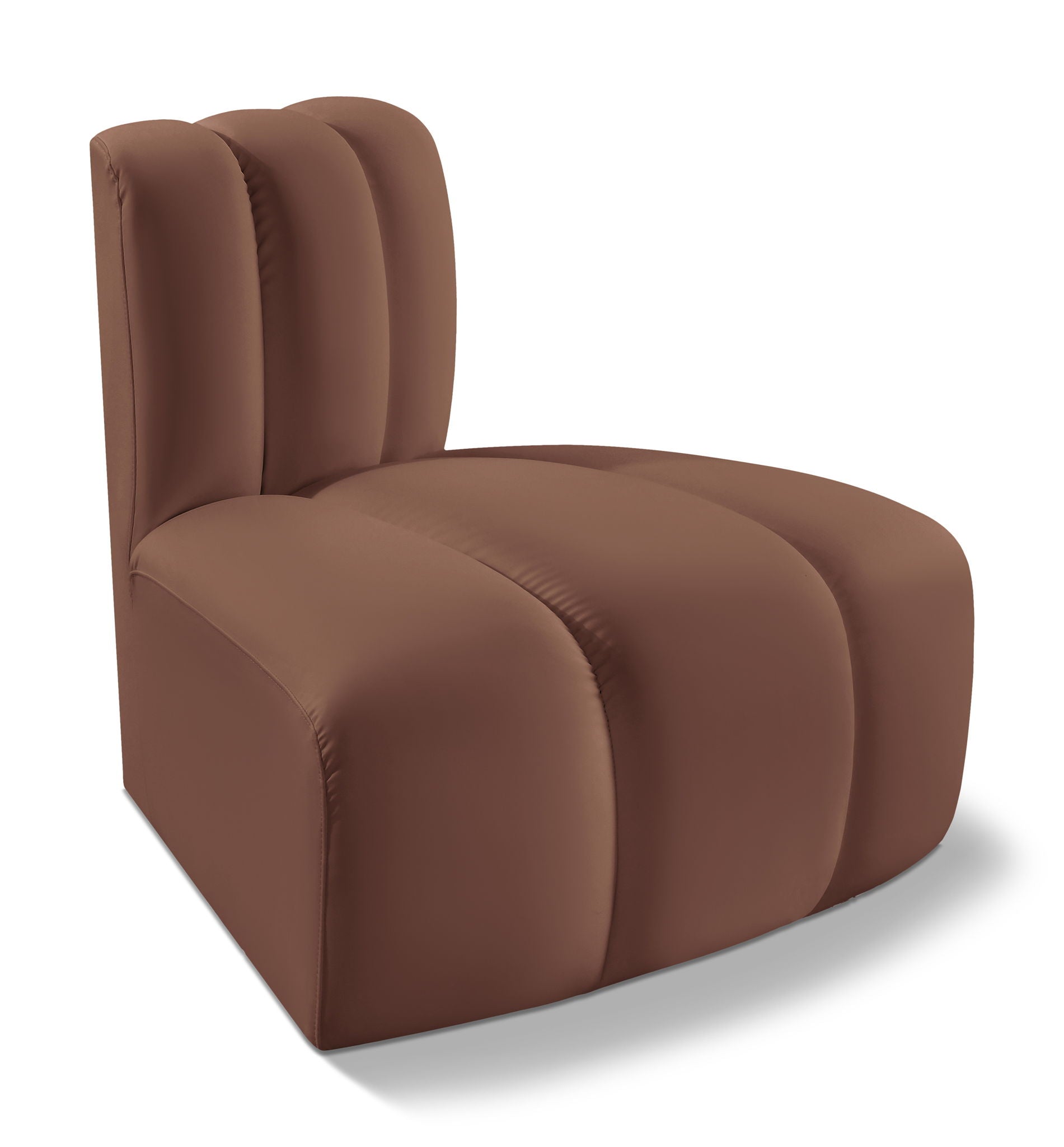 Arc - Faux Leather Reverse Corner Chair - Urban Living Furniture (Los Angeles, CA)