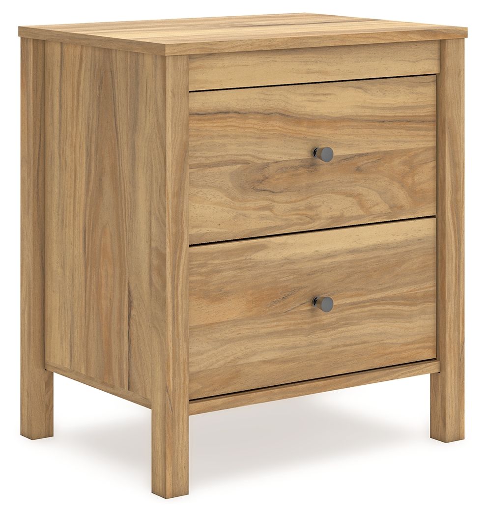 Bermacy - Light Brown - Two Drawer Night Stand - Urban Living Furniture (Los Angeles, CA)