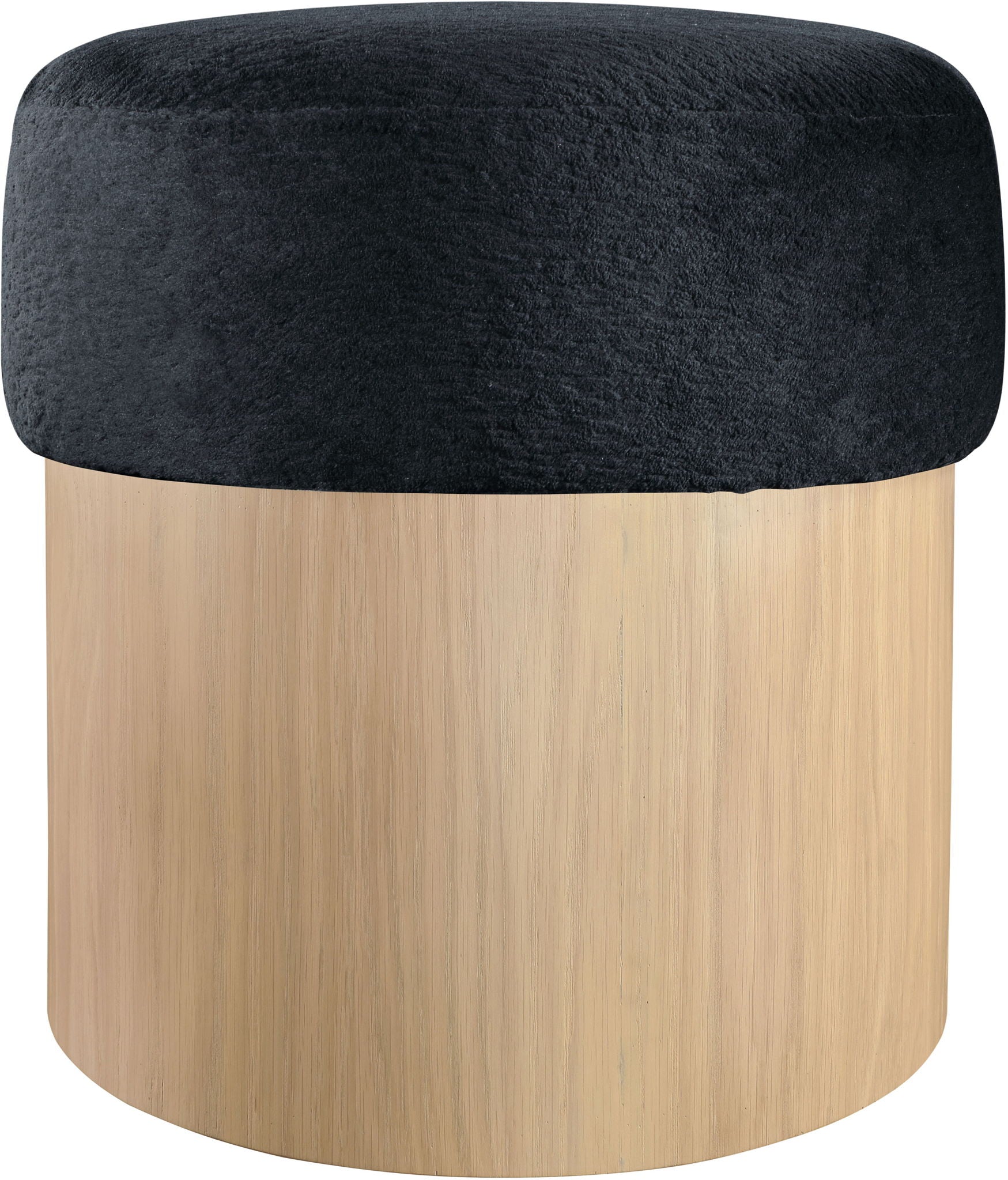 Nimes - Ottoman / Stool With Natural Base - Urban Living Furniture (Los Angeles, CA)