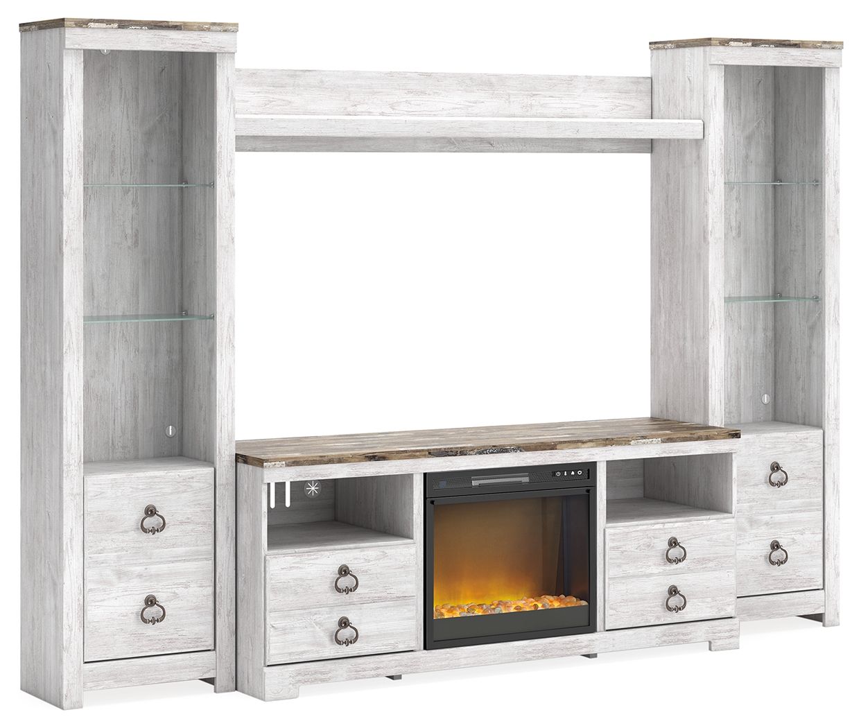 Willowton - Entertainment Center With Fireplace Option - Urban Living Furniture (Los Angeles, CA)