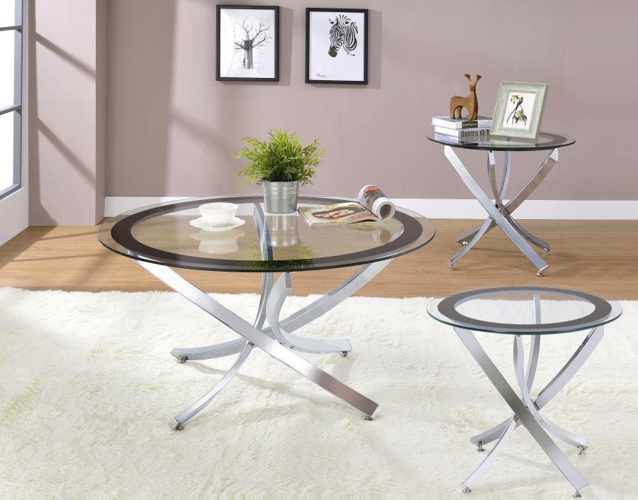Brooke - Round Coffee Table Set