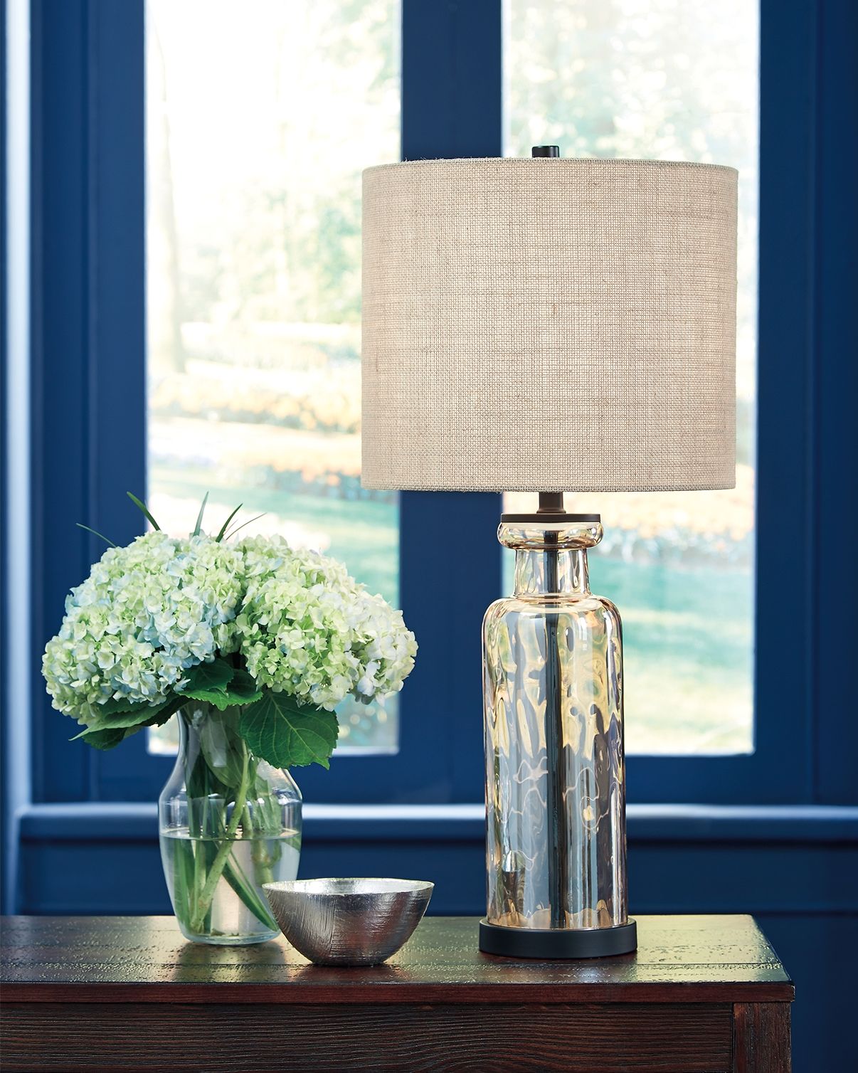 Laurentia - Champagne - Glass Table Lamp - Urban Living Furniture (Los Angeles, CA)