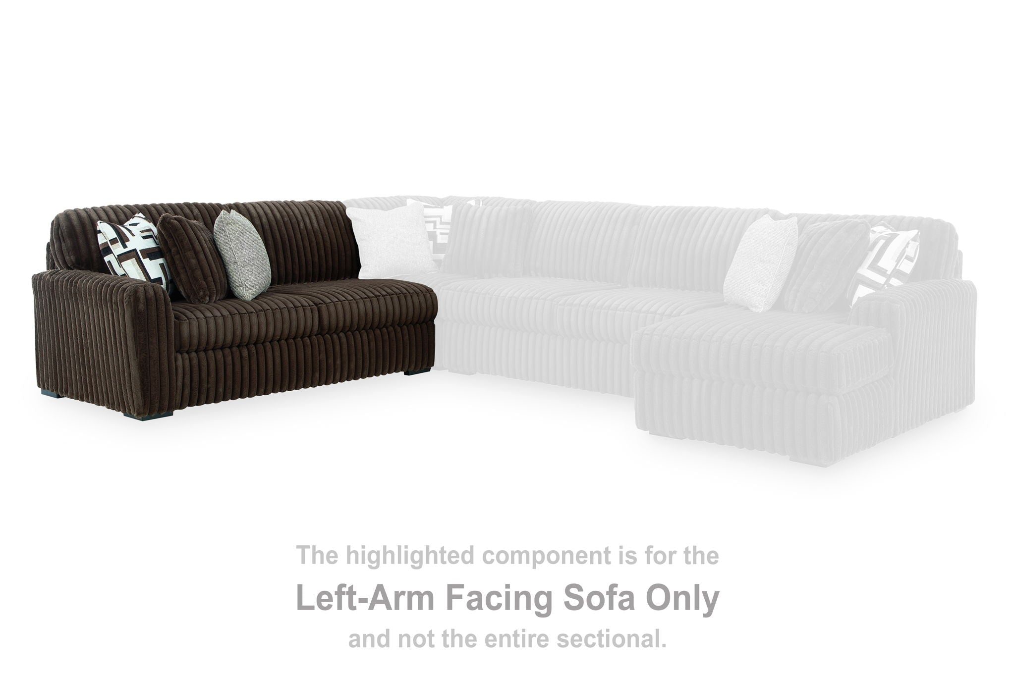 Midnight-Madness - Chocolate - LAF Sofa - Urban Living Furniture (Los Angeles, CA)