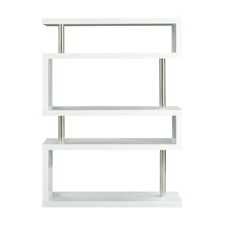 Buck II - Bookshelf - White High Gloss - Urban Living Furniture (Los Angeles, CA)