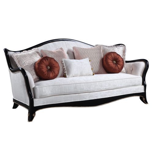 Nurmive - Sofa With 7 Pillows - Beige Fabric - Urban Living Furniture (Los Angeles, CA)