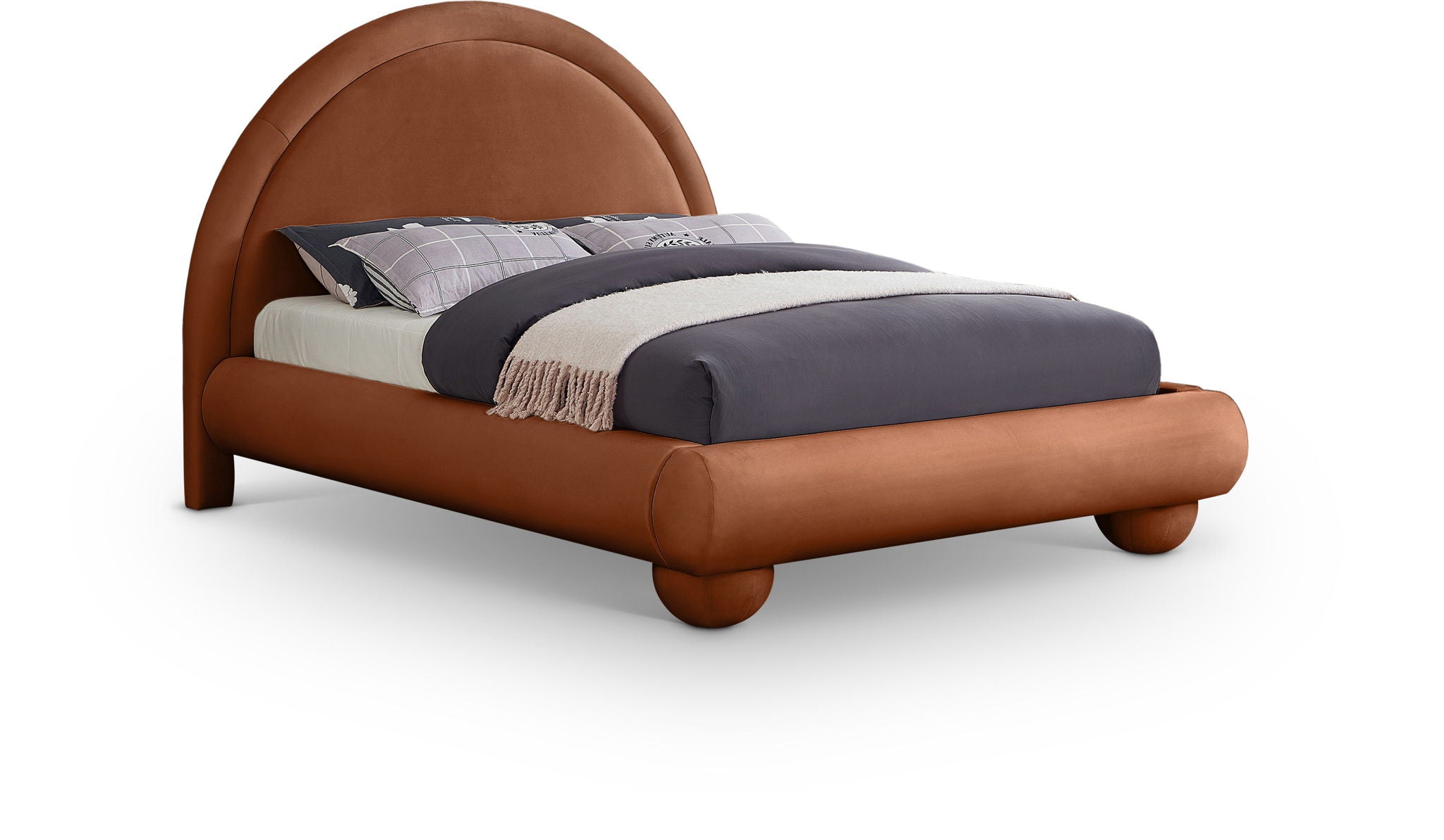 Madrid - Velvet Upholstered Bed - Urban Living Furniture (Los Angeles, CA)