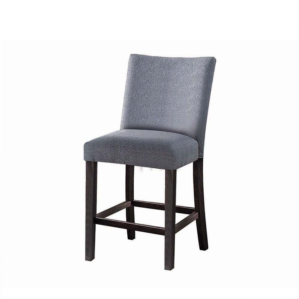 Yelena - Counter Height Chair (Set of 2) - Fabric & Weathered Espresso - Urban Living Furniture (Los Angeles, CA)