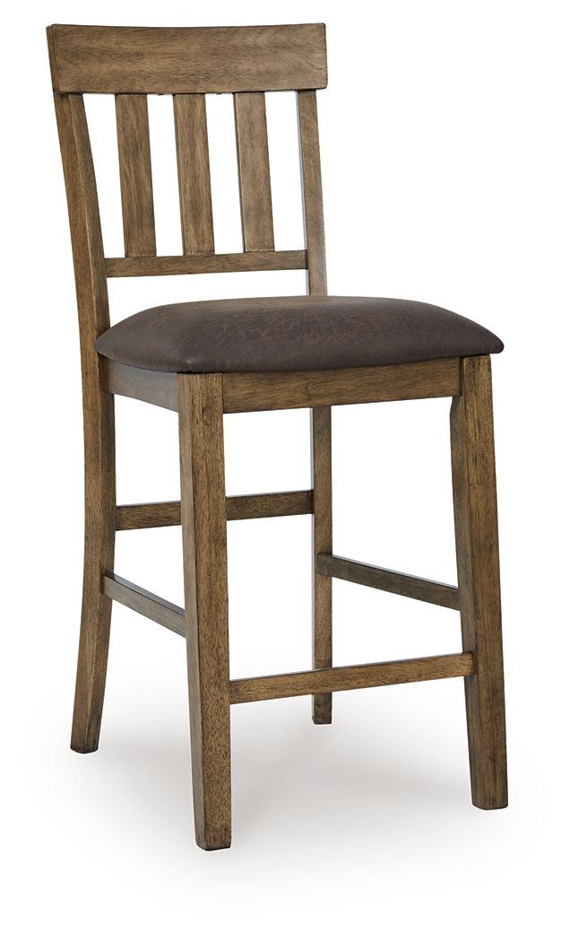 Urbinforte - Upholstered Barstool (Set of 2) - Light Brown - Urban Living Furniture (Los Angeles, CA)