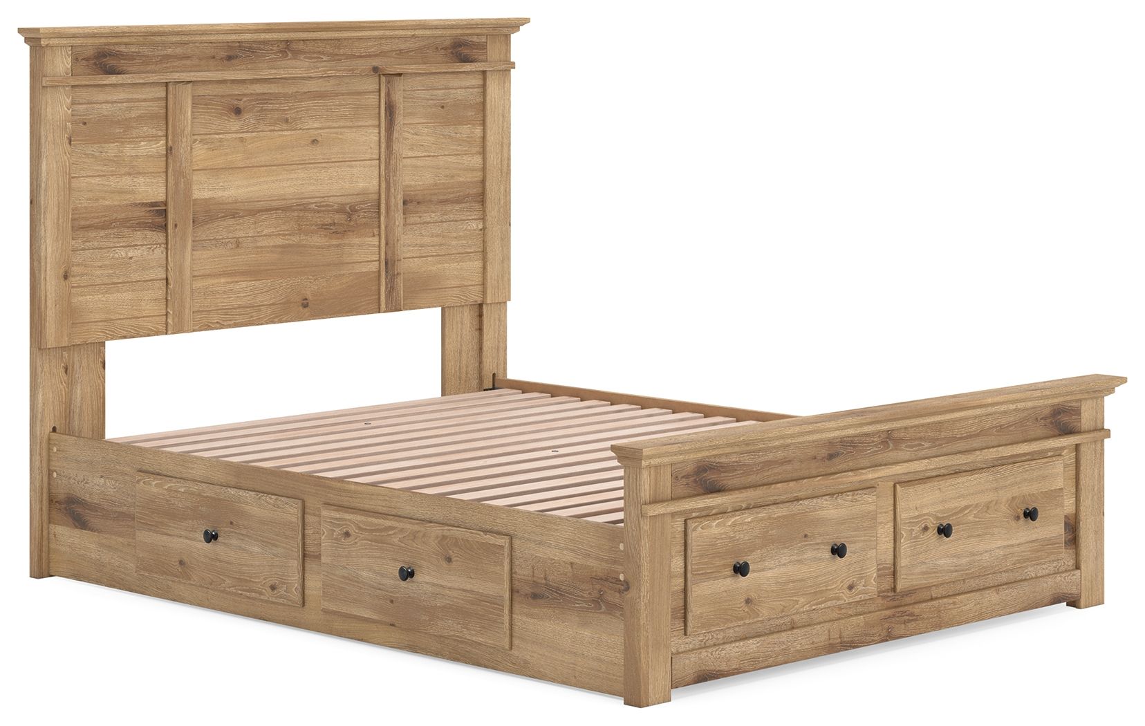 Makidern - Panel Storage Bed With Under Bed Storage Unit And Storage Footboard - Urban Living Furniture (Los Angeles, CA)