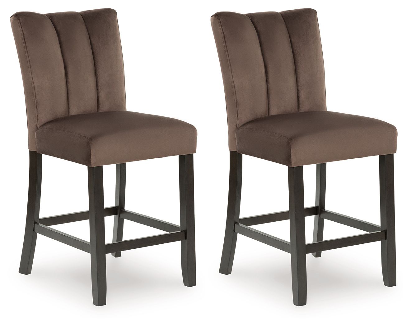 Jeshina - Mocha - Upholstered Barstool (Set of 2) - Urban Living Furniture (Los Angeles, CA)