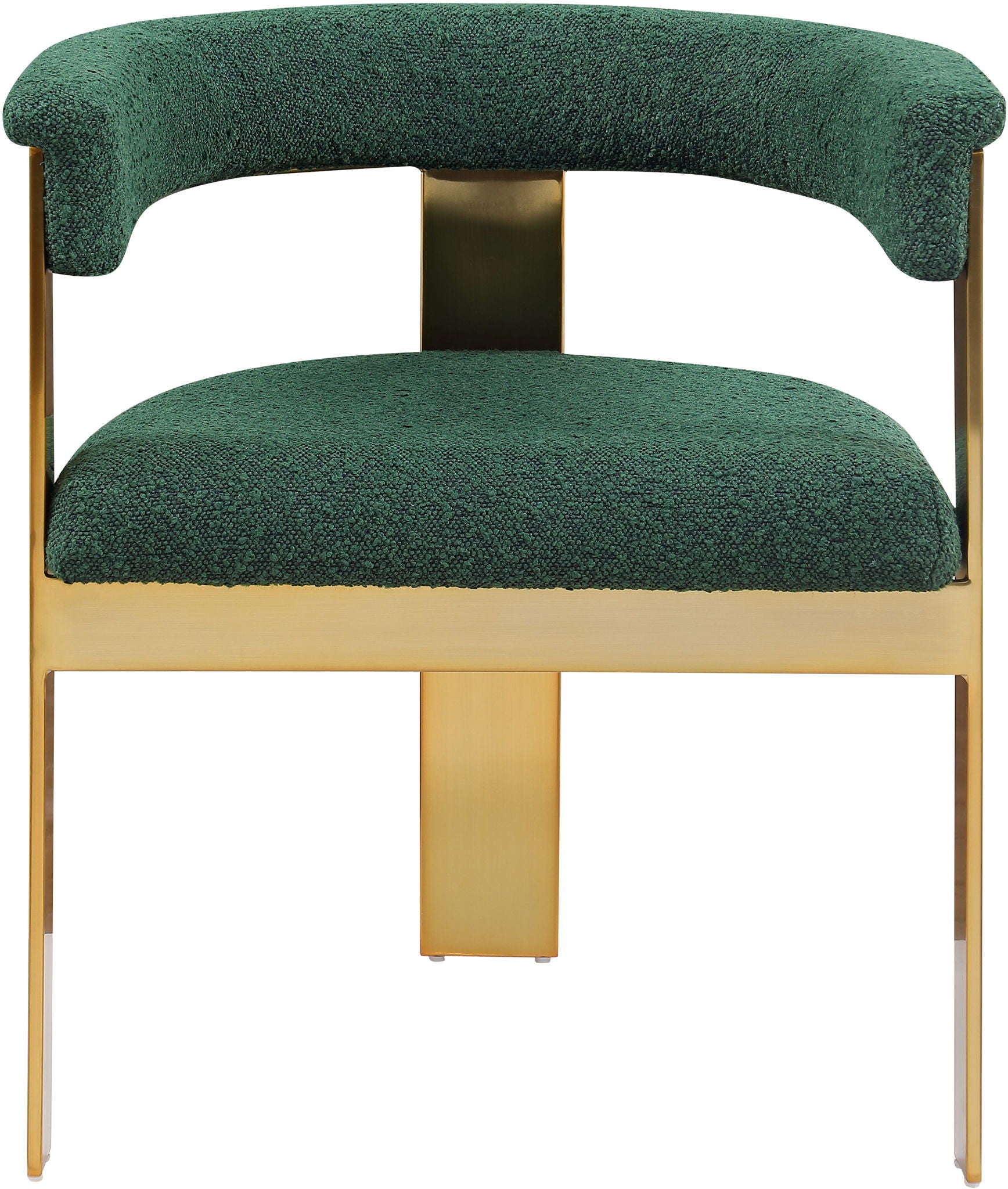 Romeo - Boucle Dining Chair With Gold Base (Set of 2) - Urban Living Furniture (Los Angeles, CA)