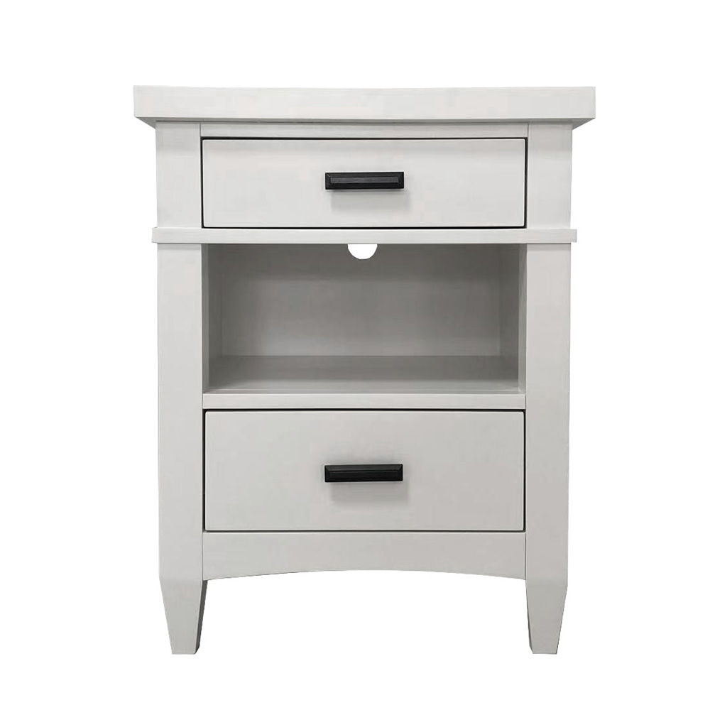 Americana Modern Bedroom - 2 Drawer Nightstand - Urban Living Furniture (Los Angeles, CA)