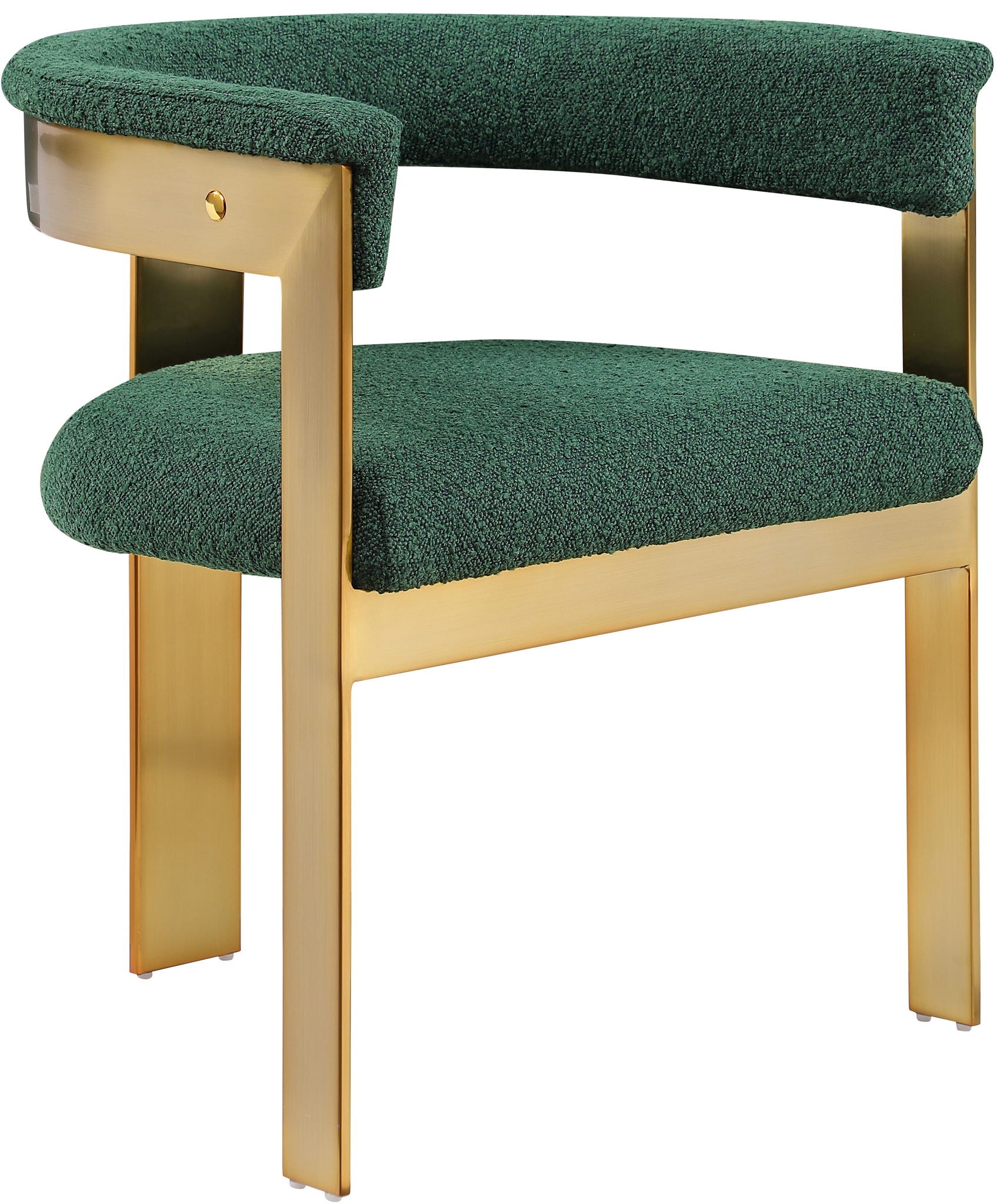 Romeo - Boucle Dining Chair With Gold Base (Set of 2) - Urban Living Furniture (Los Angeles, CA)