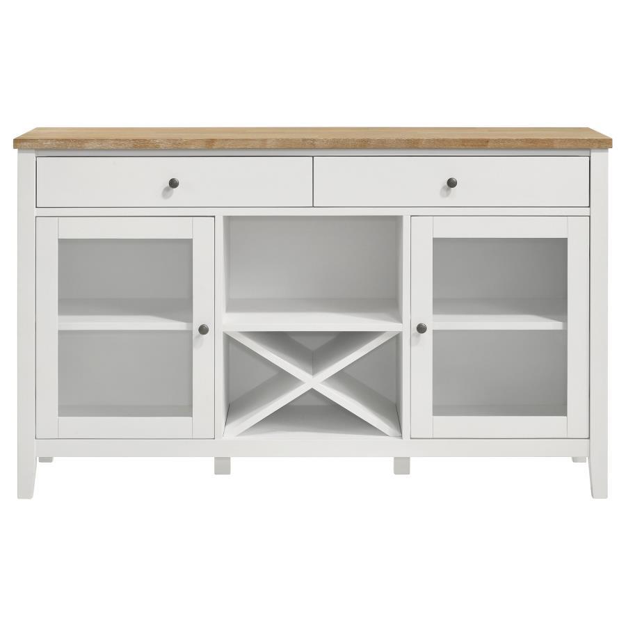 Hollis - 2 Door Dining Sideboard Buffet Storage Cabinet - White - Urban Living Furniture (Los Angeles, CA)