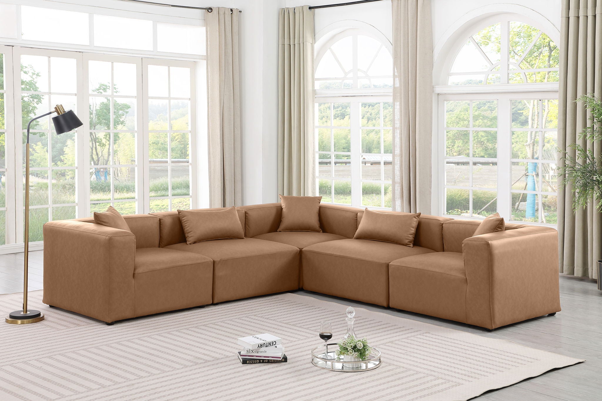 Cube - 5 Piece Modular Corner Sectional
