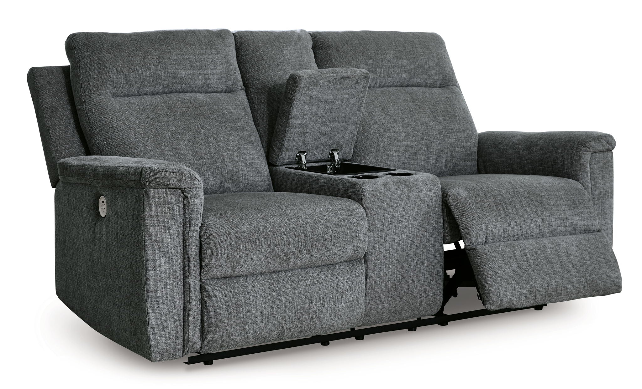Barnsana - Dbl Power Reclining Loveseat With Console - Urban Living Furniture (Los Angeles, CA)