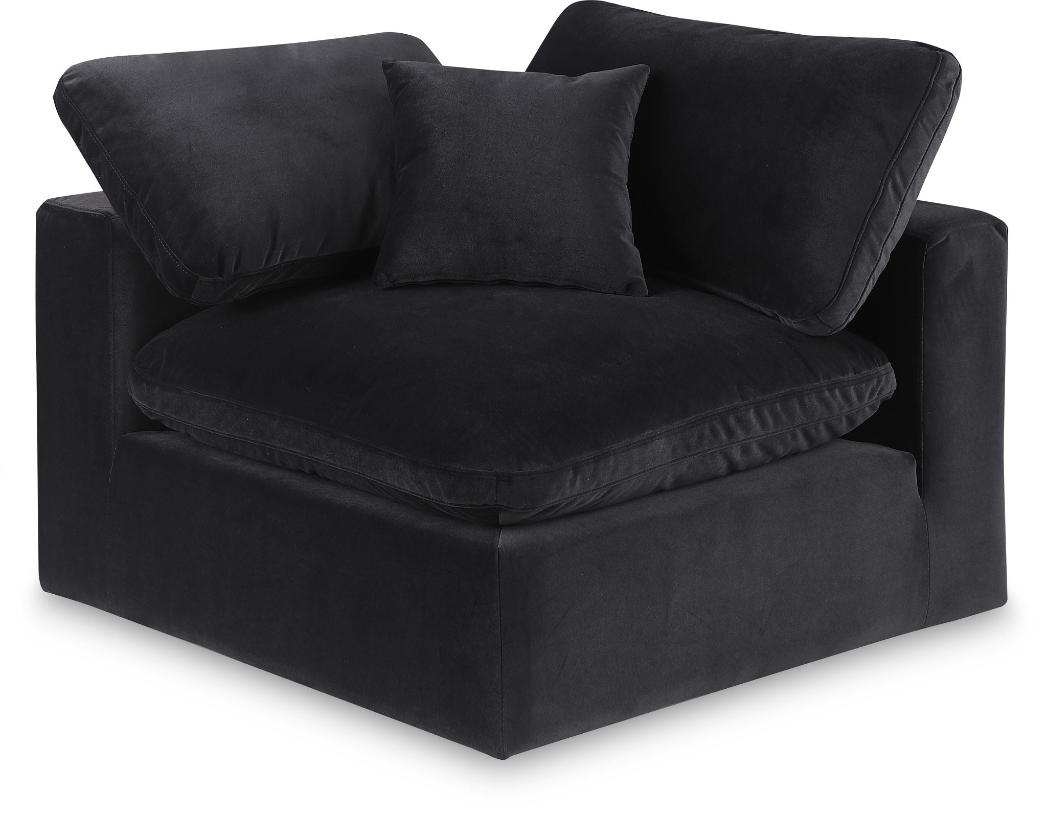 Comfy - Velvet Corner Chair - Urban Living Furniture (Los Angeles, CA)