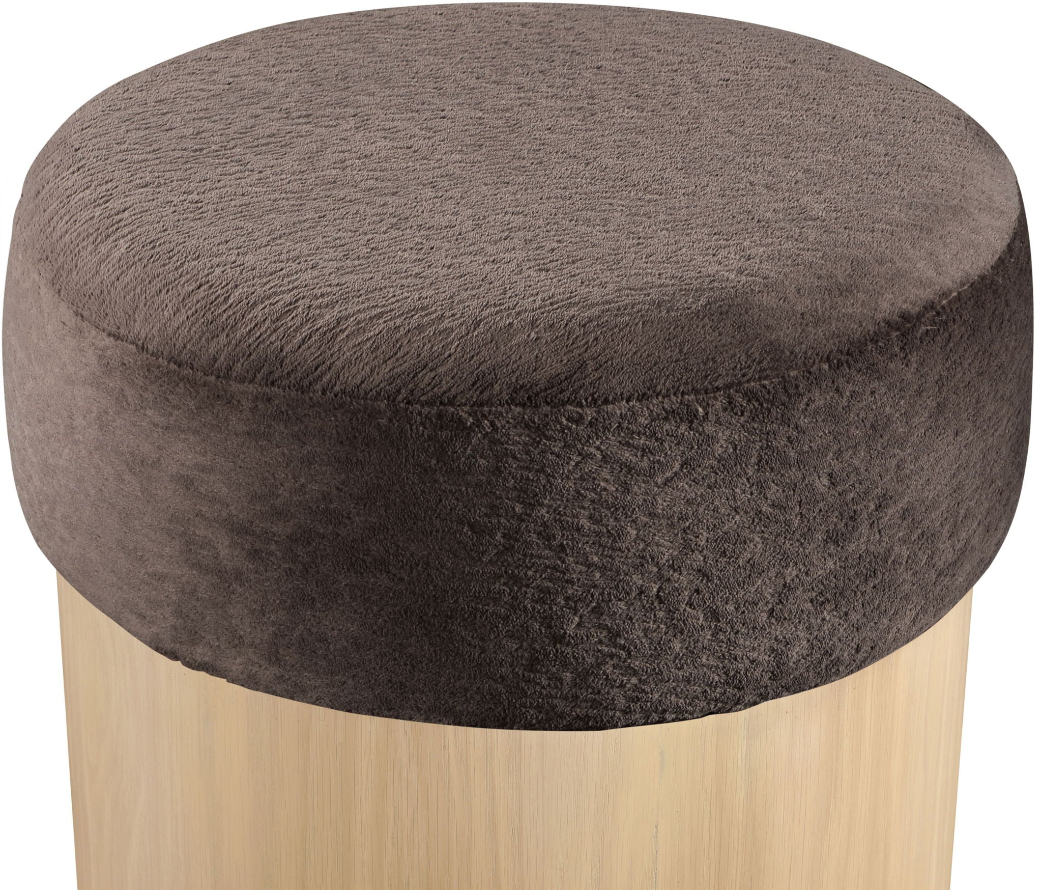 Nimes - Ottoman / Stool With Natural Base - Urban Living Furniture (Los Angeles, CA)