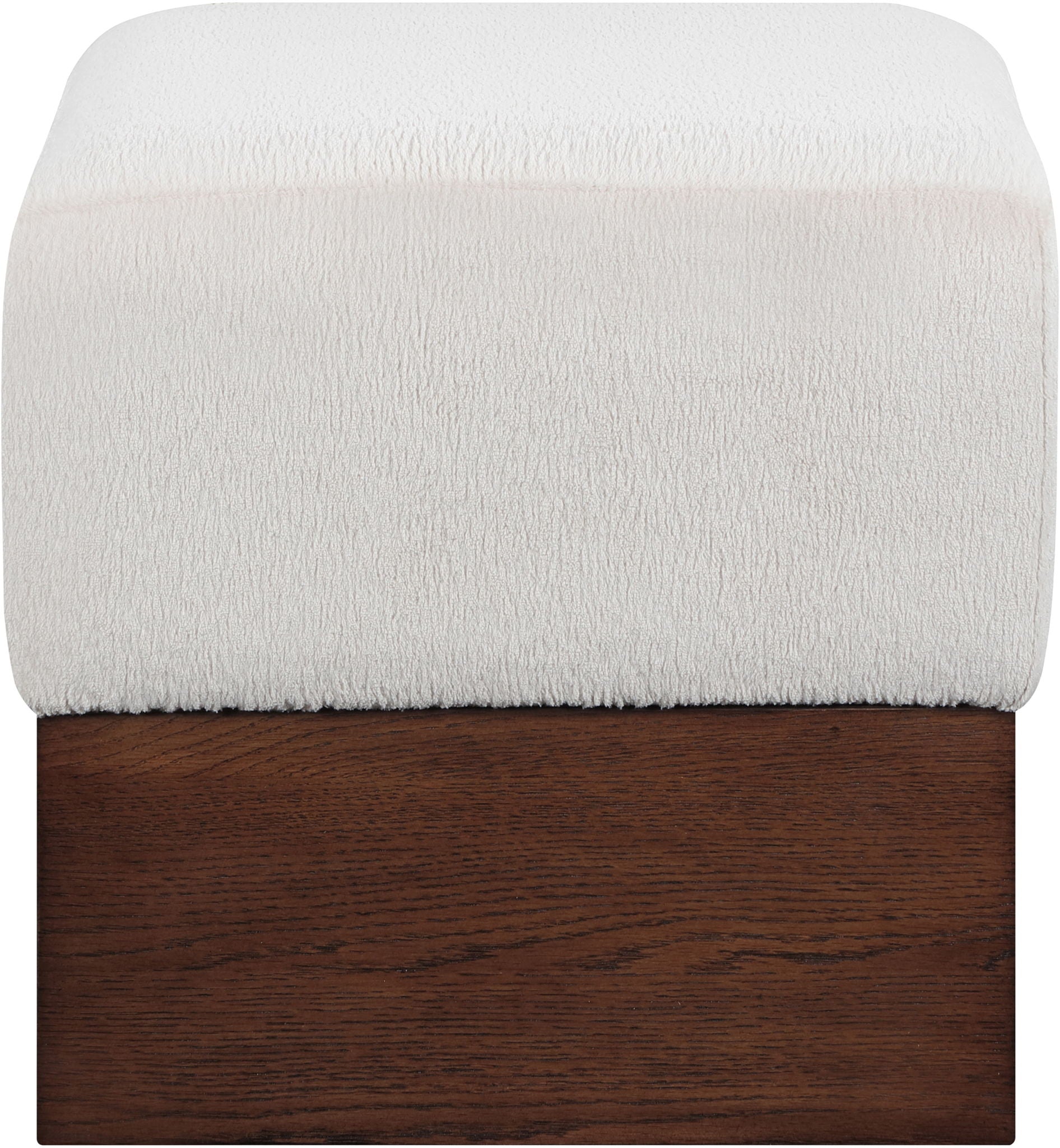 Havre - Ottoman / Stool With Brown Base - Urban Living Furniture (Los Angeles, CA)