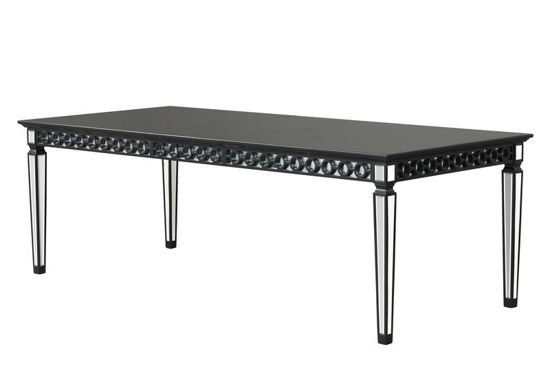 Varian II - Dining Table - Mirrored & Black - Urban Living Furniture (Los Angeles, CA)