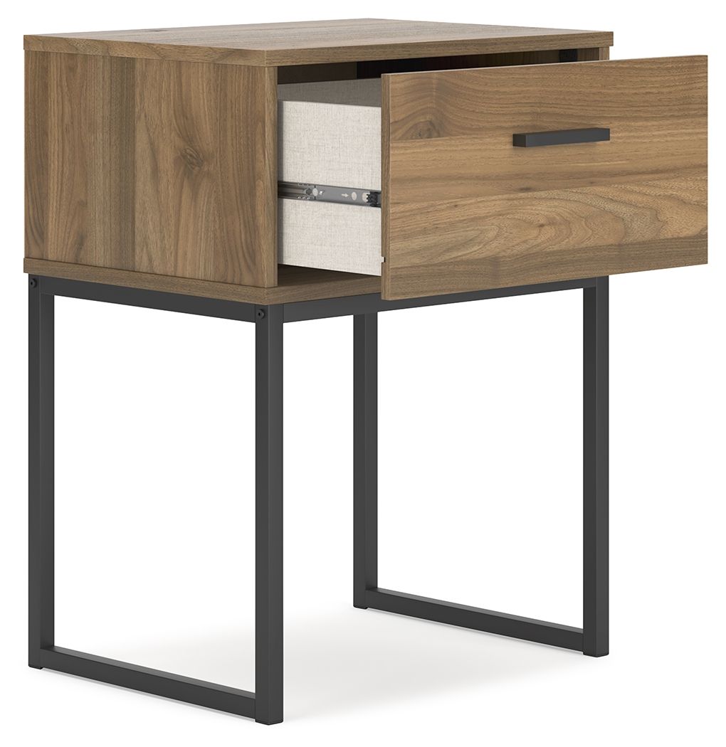 Deanlow - Honey - One Drawer Night Stand - Urban Living Furniture (Los Angeles, CA)