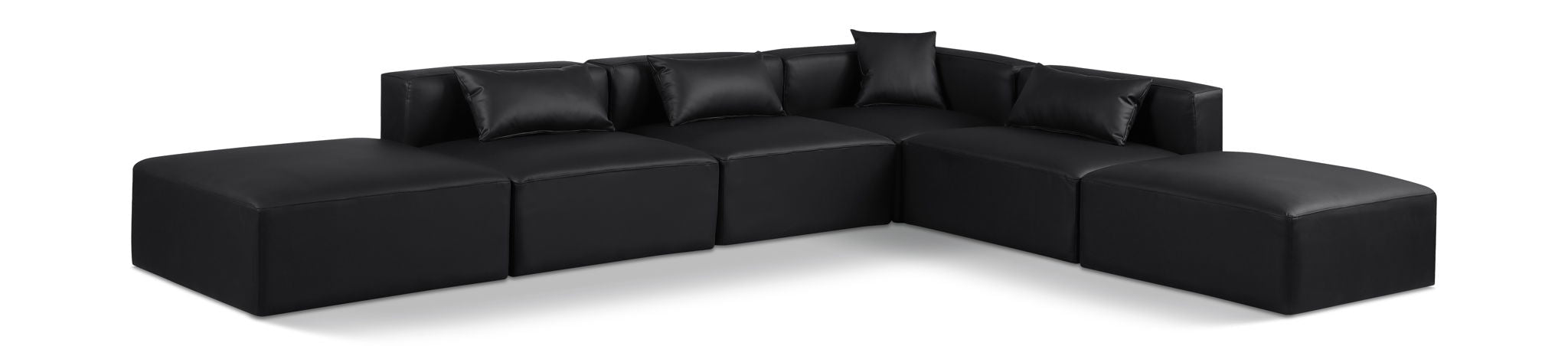 Cube - 6 Piece Modular Corner Armless Sectional - Urban Living Furniture (Los Angeles, CA)