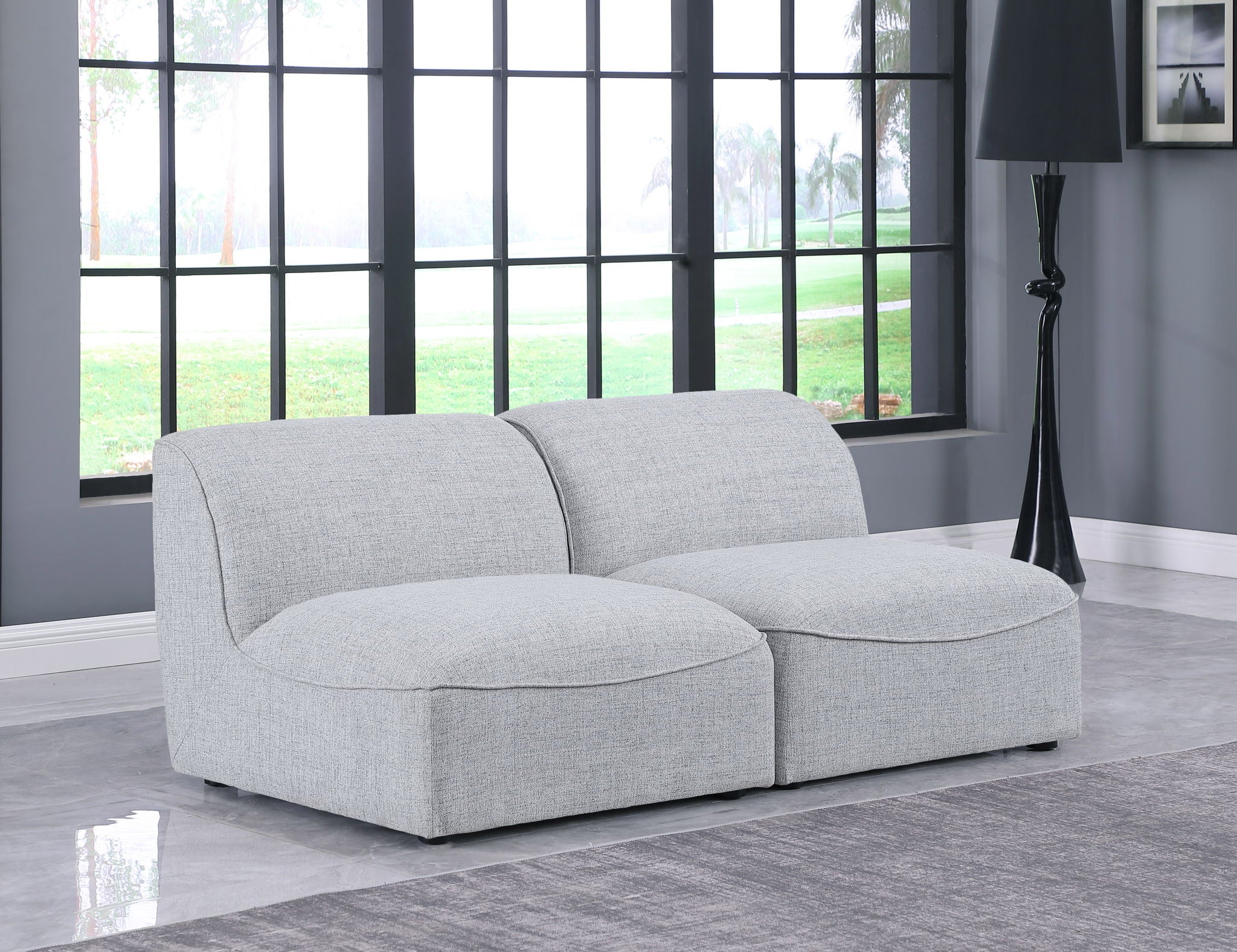 Miramar - 2 Seat Armless Modular Sofa - Urban Living Furniture (Los Angeles, CA)