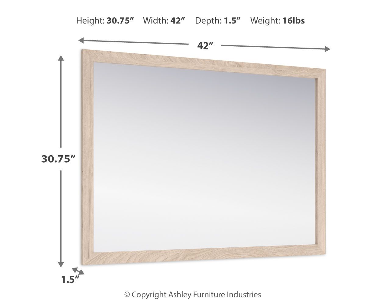 Cadmori - Bedroom Mirror - Tan - Urban Living Furniture (Los Angeles, CA)