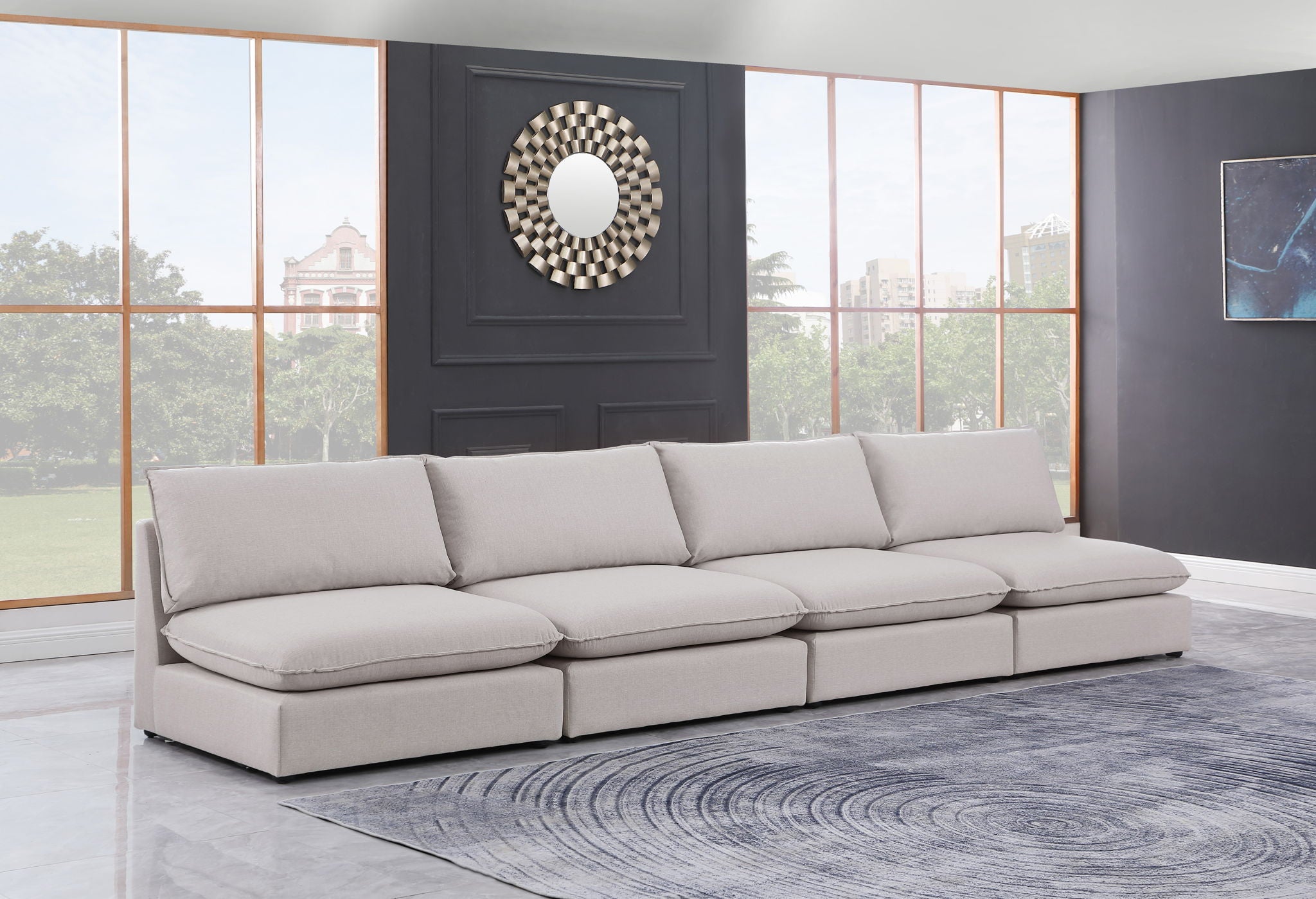 Mackenzie - Modular Sofa Armless - 4 Seats - Urban Living Furniture (Los Angeles, CA)