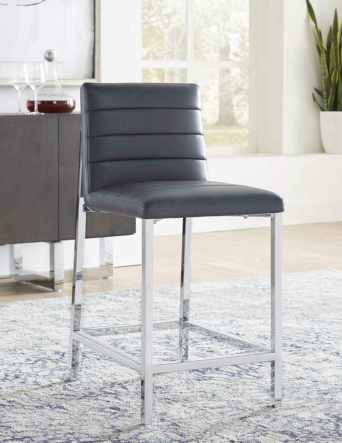Amalfi - Metal Back Counter Stool (Set of 2)
