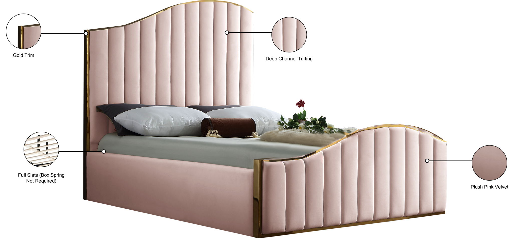 Jolie - Bed - Urban Living Furniture (Los Angeles, CA)
