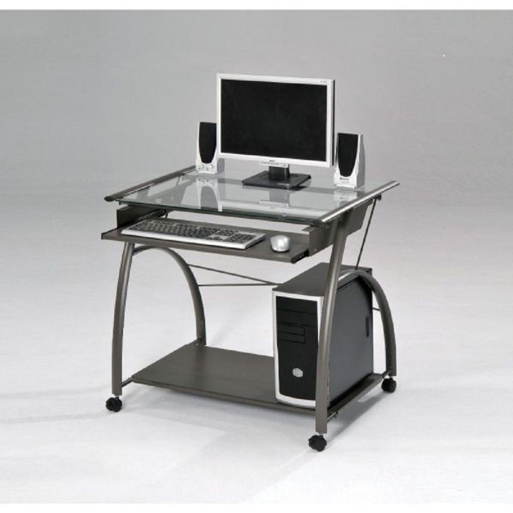 Vincent - Computer Desk - Pewter - Urban Living Furniture (Los Angeles, CA)