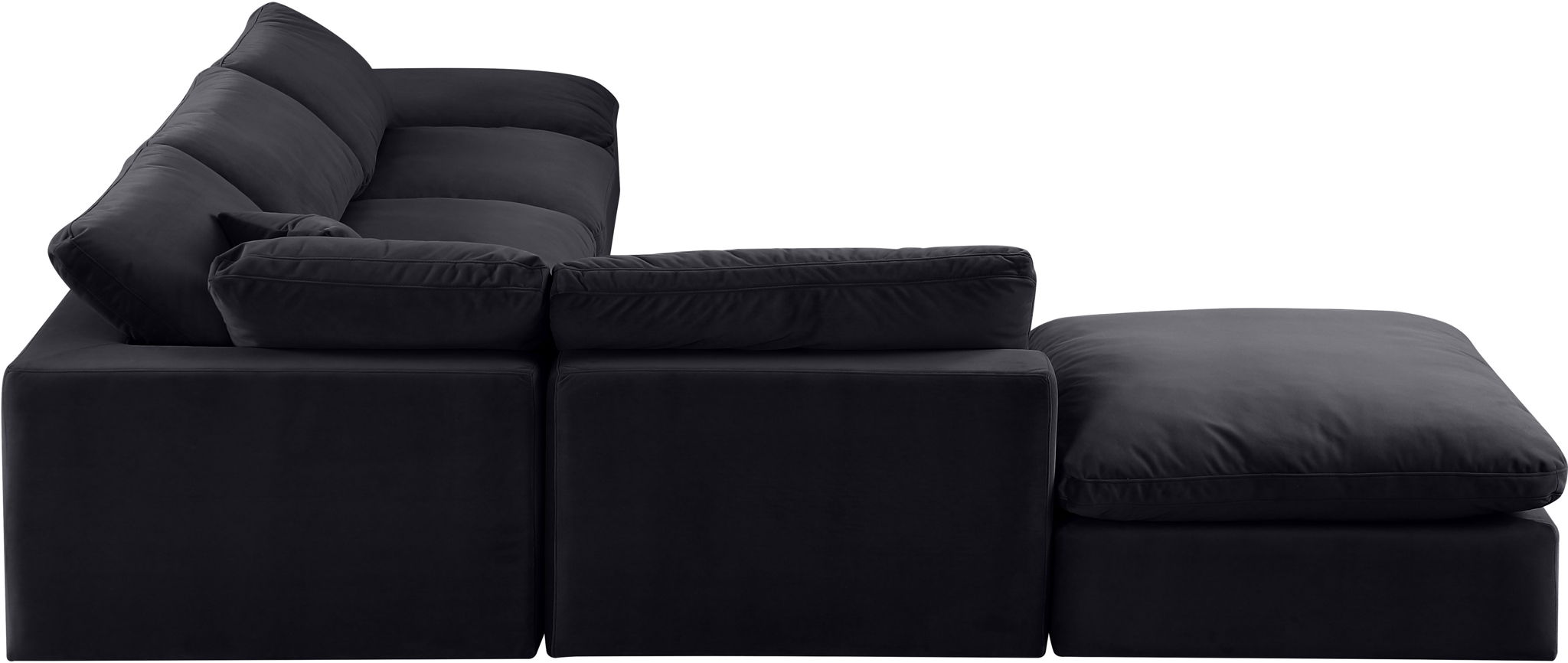 Comfy - 6 Piece Velvet Modular Sectional - Urban Living Furniture (Los Angeles, CA)