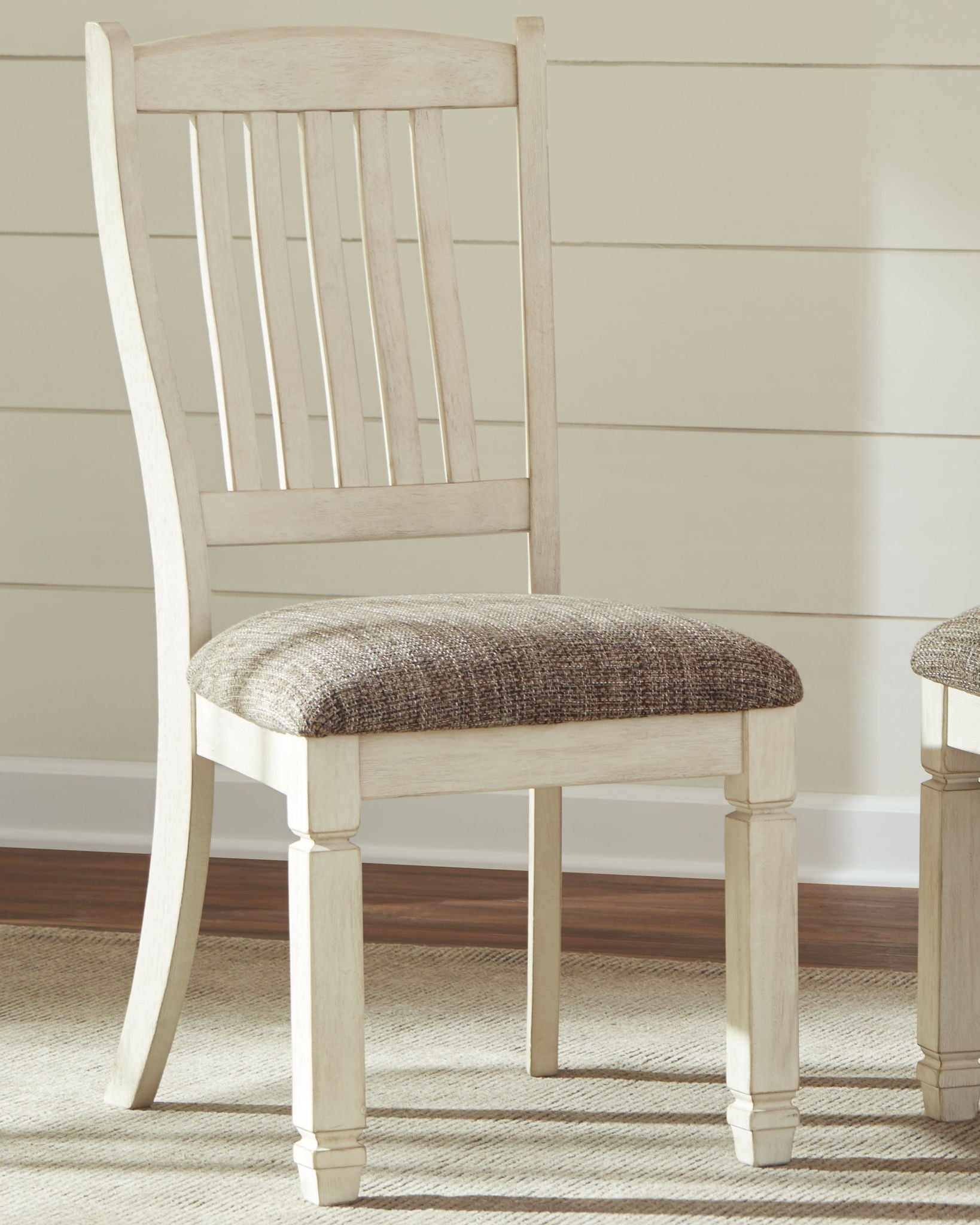 Bolanburg - Dining UPH Side Chair (Set of 2) - Rake Back - Brown / Beige - Urban Living Furniture (Los Angeles, CA)