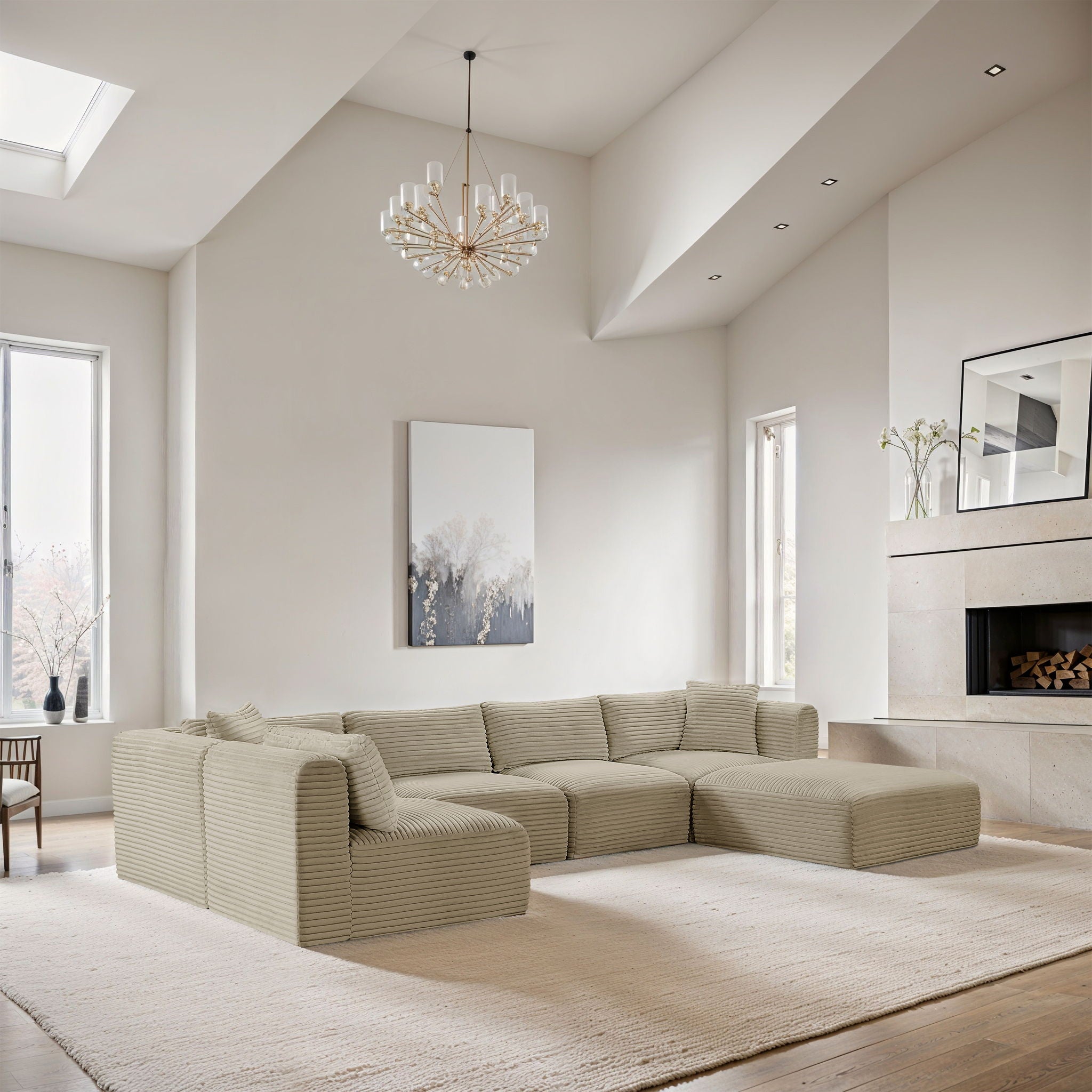 Shaggy - 6 Piece Modular U-Shaped Sectional - Urban Living Furniture (Los Angeles, CA)