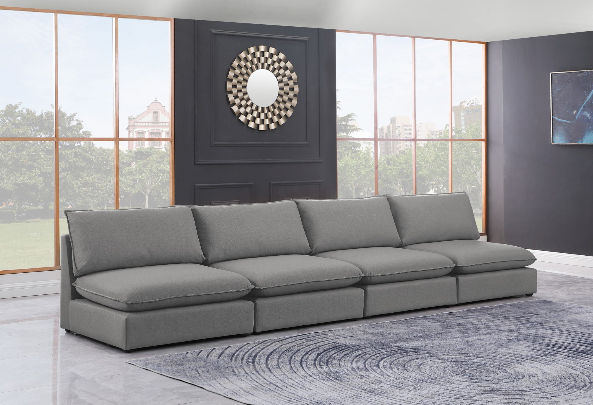 Mackenzie - Modular Sofa Armless - 4 Seats - Urban Living Furniture (Los Angeles, CA)