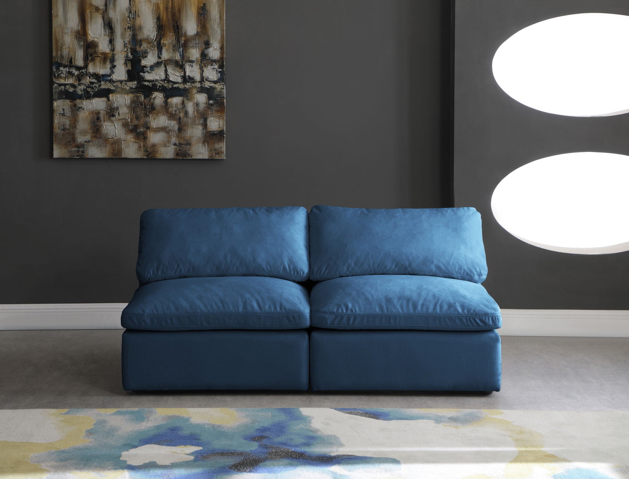 Plush - Modular Armless 2 Seat Sofa - Urban Living Furniture (Los Angeles, CA)