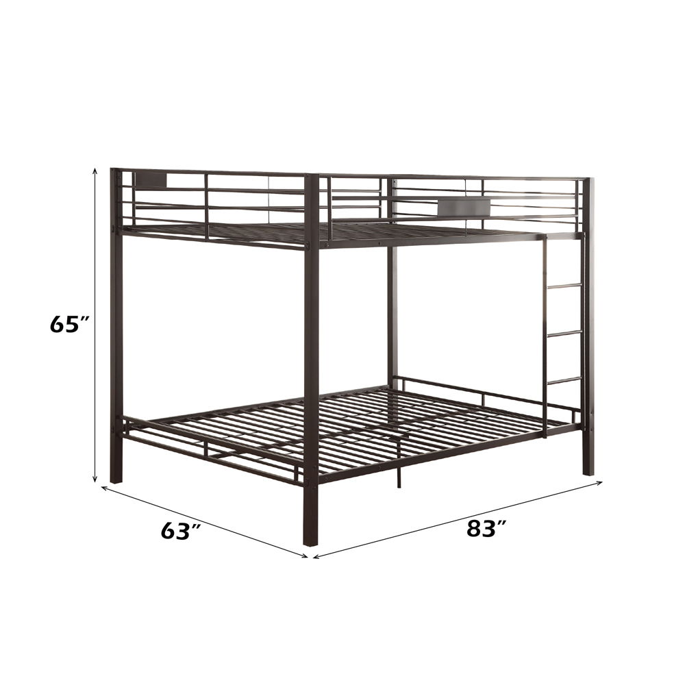 Limbra - Double Queen Bunk Bed - Sandy Black - Urban Living Furniture (Los Angeles, CA)